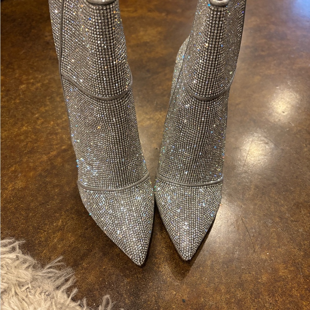 Steve Madden Rhinestone Booties - Picture 4 of 9